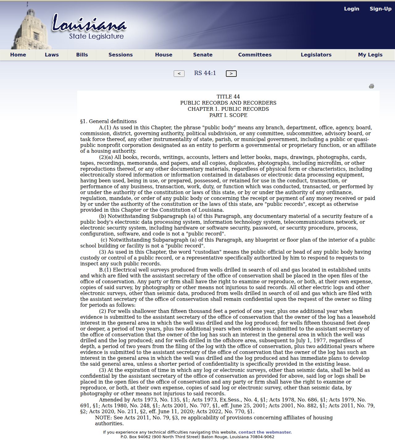 Madison Parish criminal court cases Louisiana public record definition