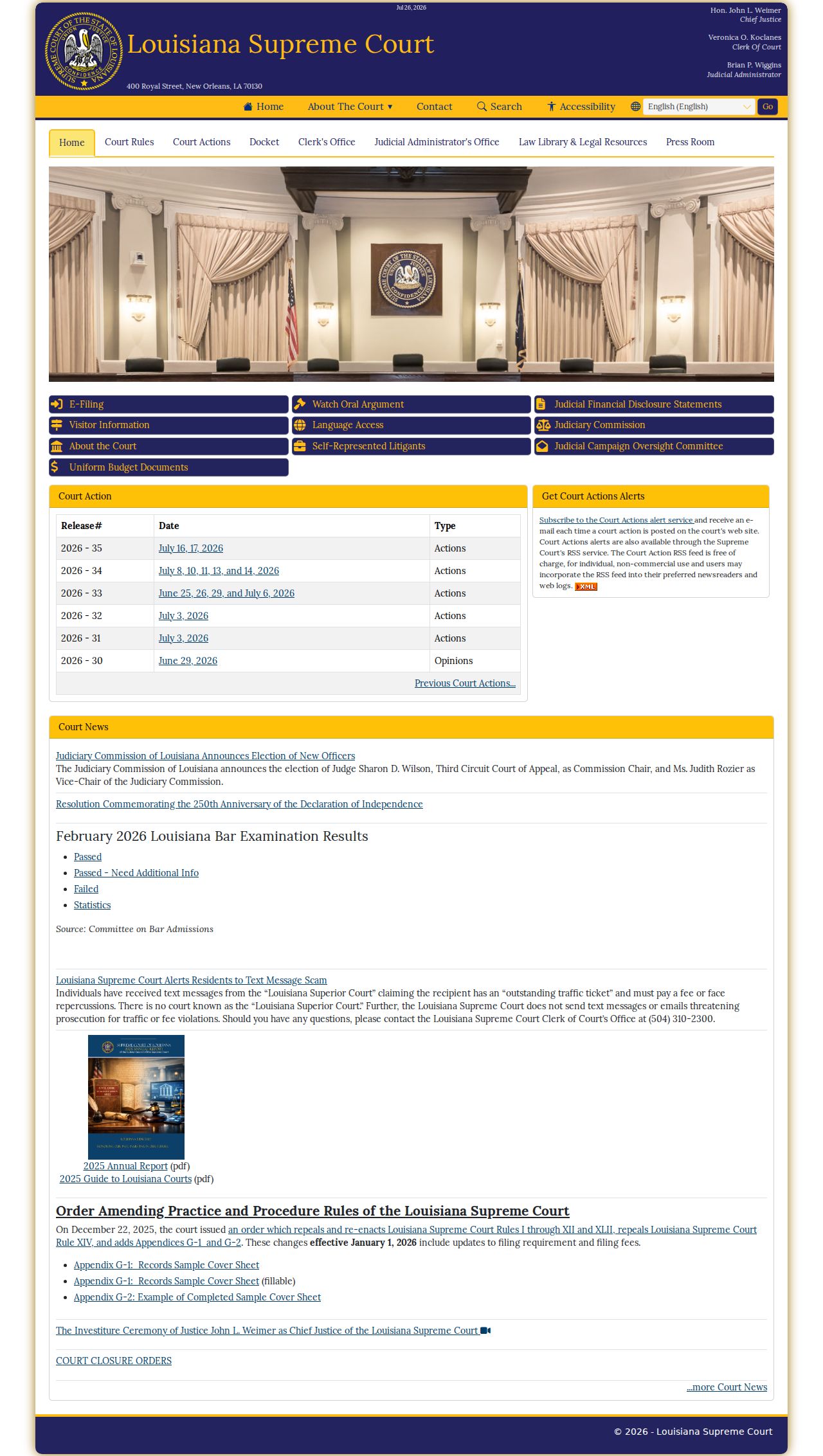 Madison Parish criminal court cases Louisiana Supreme Court resource